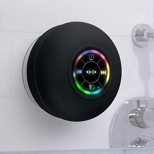 A Waterproof  Bluetooth Shower Speaker